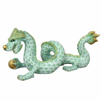 Herend-Dragon-Fishnet-Key Lime-Figurine-15070-0-00-VHV2