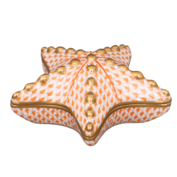 Herend-Porcelain-Starfish-Box-Fishnet-VH3-06239