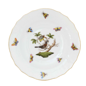 Herend*Porcelain-Rothschild-Bird-Dessert-Salad-Plate-01518-0-00