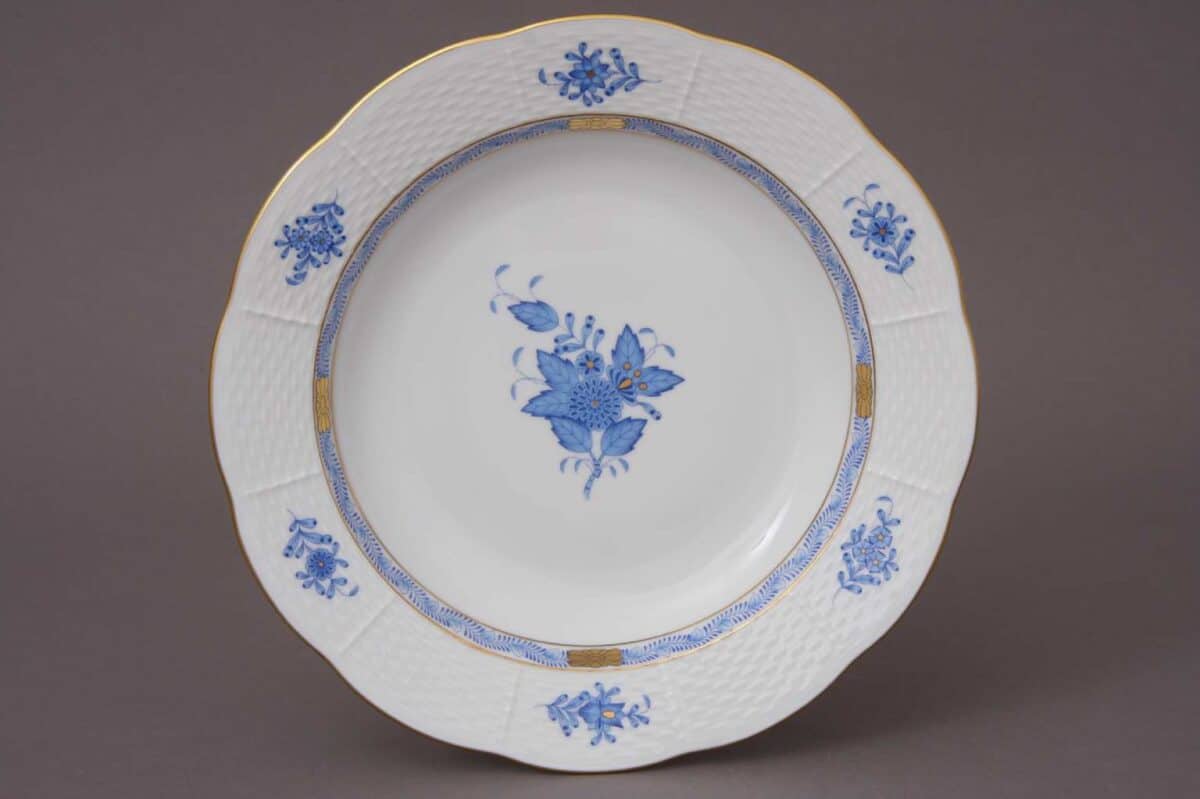 00503-0-00 AB-Soup-Plare-Chinese-Bouquet-Apponyi-Blue