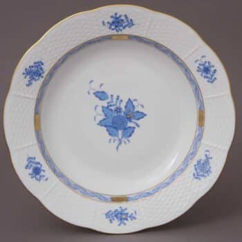 00503-0-00 AB-Soup-Plare-Chinese-Bouquet-Apponyi-Blue